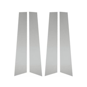 Toyota RAV4 Pillar Trims - Omac - S.Steel - Gloss Silver - 2013-2018